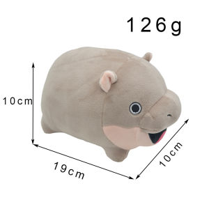 สินค้าใหม่ขายดี: Moo Deng Bouncing ตุ๊กตาหมูน่ารักแคระ Hippopotamus ตุ๊กตาหนานุ่มกระเป๋าเป้รองเท้าแตะ
