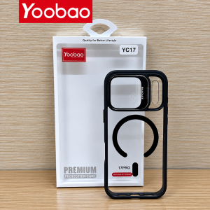 YOOBAO YC17 Anti-Shock w/ Camera Lens Metal Bracket Magnetic Protection Case For iPh 13/ 14/ 15/ 16/ 17