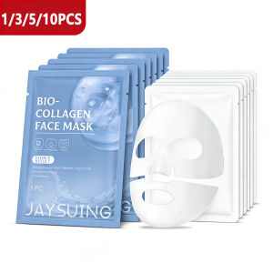 【discount store】1/3/5/10Pcs Collagen Mask Korean Overnight Hydrating Face Mask Hyaluronic Acid Shrink Pores Hydration Deep Elasticity Skin Care