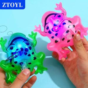 [COD]🔥🔥🔥ZTOYL 1Pc 11 20cm Inflatable Frog Luminous Balloons Swimming Pool Party Water Game Balloons Beach Sports Shower Frog Fun Toys for Kids