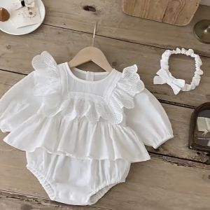 Romper Bayi Premium PIA - baby Newborn Baju pesta Perempuan Aqiqah Manyue Baptis