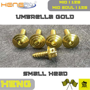 HENG Footboard Bolts for Mio i 125 / Mio Soul i 125 Soul GT CNC Flower Stainless