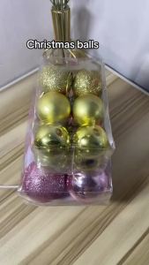Christmas Balls Decorations Set On Sale Bright Matte Ball Big Size Seasonal Xmas Ornament Traditional Hanging Tree Pendants Wreath Home Decor Garland Santa New Year Home Xmas Gift Festival Supplies Party Decoration Plastic Silver
