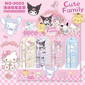 【READY STOCK】 Cute Cartoon Ballpoint Pen Press Type Black & Blue Ink Gel Pen Kawaii Stationery for Students 可爱卡通圆珠笔