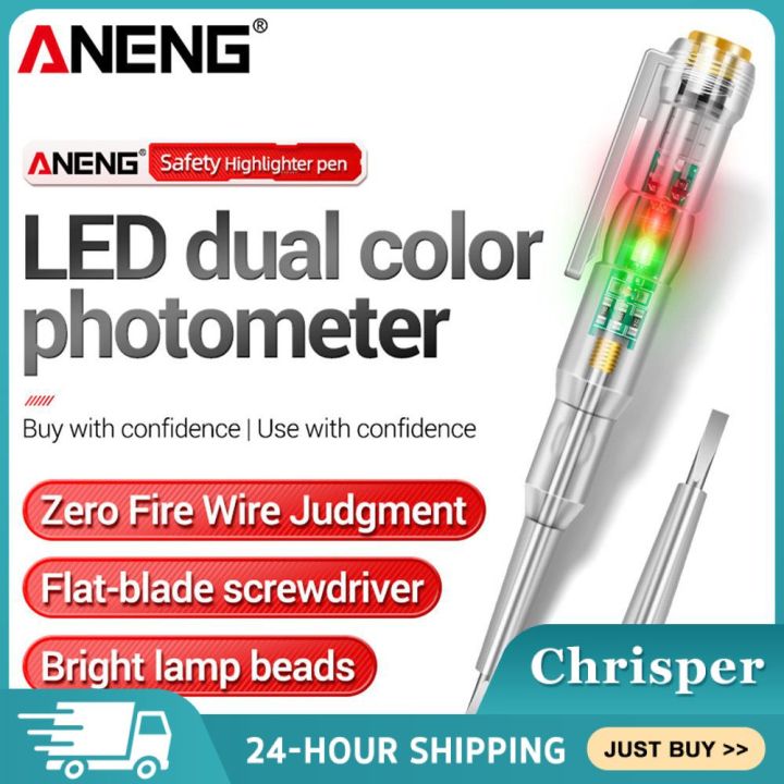 【Chrisper】Intelligent Voltage Detect Tester Pen With Beep Alarm/Non