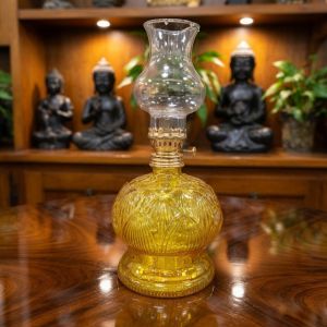 Đèn Dầu Thờ Cúng Hình Bông Sen Chất Liệu Thủy Tinh Cao Cấp Đặt Bàn Thờ Gia Tiên Thần Tài