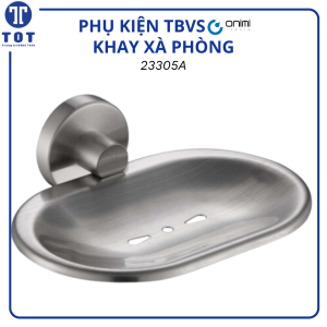 Đĩa Xà Phòng ONIMI Chất Liệu Inox 304 Mạ Crom Bóng Không Rỉ Thiết Kế Hiện Đại 23305A