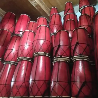 Gendang Jawa Kendang Rampak Ukuran Besar Alat Musik Tradisional Mainan Anak Pajangan atau Koleksi