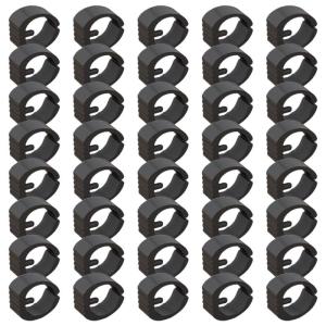40Pcs Plastic Chair Foot Floor Tubing Caps Cover Glides Office Chair Leg Pad Covers Floor Protectors Tube Clamps