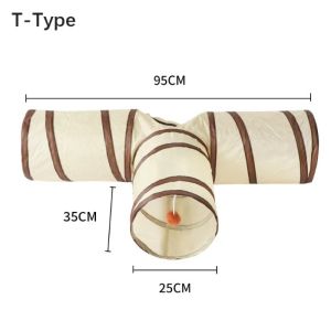 Hot Sale Foldable Cat Tunnel Tube Interactive Fun Puppy Training Toy for Pet Supplies Cat Accessory