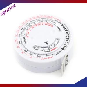 Sporter BMI เทปวัดดัชนีมวลกาย เทปวัดขนาด150ซม. เครื่องคิดเลขอาหารลดน้ำหนักเครื่องมือวัด