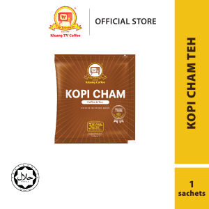 Kluang TV Coffee Kopi Cham Teh (1 sachet x 25gm)