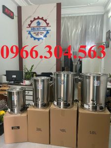 Nồi Nấu Nước Chạy Điện 38L Nồi Nấu Trà Sâm Bí Đao 38L INOX304-1800W