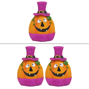 Halloween Resins Pumpkin Figurines Fairys Halloween Garden Accessories Table Centerpieces for Fireplaces Mantles Decors