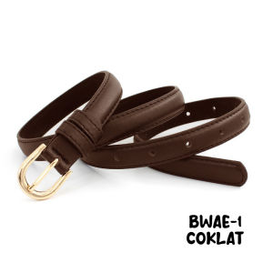 Ikat Pinggang Wanita Gesper Belt Kulit Sabuk Fashion Casual Korea Vintage New Trend Bahan Tebal BWAE