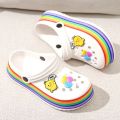 FJ-FASHION SLIP ON CLOG WEDGE SHOES FOR KKIDS HIGH QUALITY UNISEX SHOES. 