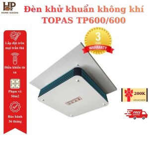 Đèn Diệt Khuẩn Tia Cực Tím UV TOPAS TP600/600 Diệt Tất Cả Virut Vi Khuẩn Tới 99% Công Suất 44W