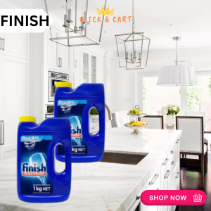 Finish Dishwasher Machine Power Powder Detergent 1kg