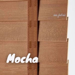 Ins.Fabric Timber blind READY STOCK  bidai kayu asli 100% wall/ceiling install 50mm indoor wooden window