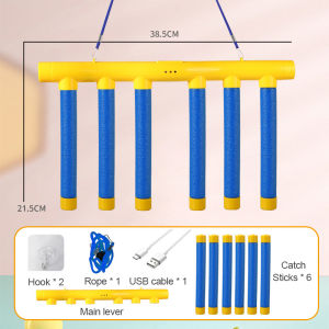 Children Catching Sticks Game Challenge Falling Stick Game Hand and Eye Coordination Training Toy