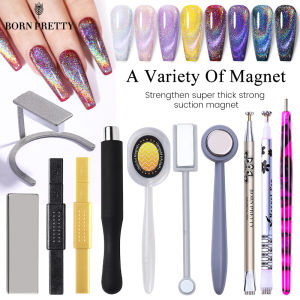 BORN PRETTY 1 Pc Cat Eye Stick 9D Effect Strong Plate for UV Gel Line Strip Multi-function Board Nail Art Gel Tool