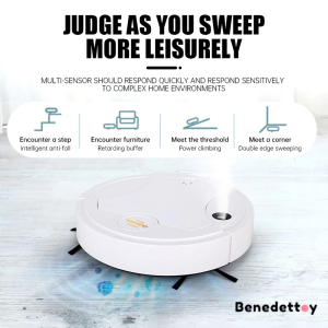 4in1 Smart Robot Spray Sweeping Robot USB Charging Vacuum Cleaner Sweep Suction Drag All-in-one Mach
