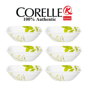 CORELLE Square Soup / Cereal Bowl 16cm x 5.2cm 6pcs.