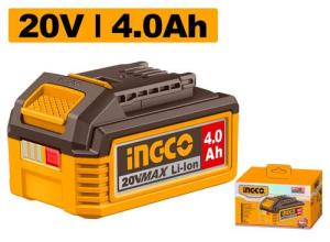 Cordless Battery 20v Li-Ion 4.0Ah INGCO FBLI20021 Baterai Mesin Cordless 4AH P20S