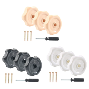 7pcs Interior Knobs ABS Designs Comfortable Grip Ventilation Knobs Replacement Trailer Knob Upgrades for Window & Vents