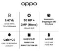 สมาร์ทโฟน OPPO A60 (8+128/256) ประกันศูนย์ 1 ปี. 