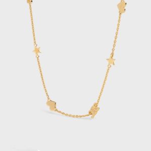 สร้อยคอรุ่นซีลินงานดีมากใส่เส้นเดียวเดี่ยวๆคือเริ่ดมากชุบทอง14Kเกรดพรีเมียม