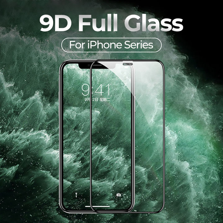 Crashstar Full Cover 9d Tempered Glass Screen Protector For Iphone 15 14 13 12 11 Pro Max Mini X 4215