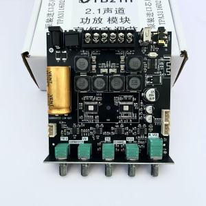 ZK-TB21H บลูทูธ5.0 ชิปใหญ่ กำลังขับสูงสุด: 2x50W+100W TPA3116D2 ระบบ 2.1ch