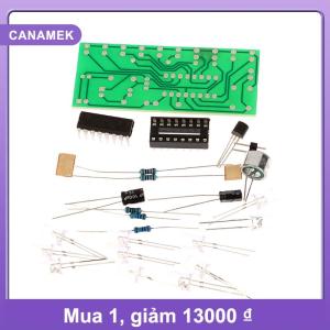 【CANAMEK】 Giọng nói kích hoạt Led nước ánh sáng Kit cd4017 đèn lồng mô-đun điều khiển DIY điện tử Kit vật lý giảng dạy mô-đun Đào Tạo