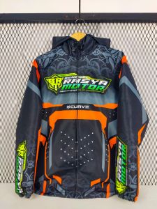 JAKET RACING TASLAN WATERPROOF CUSTOM SESUAI PERMINTAAN