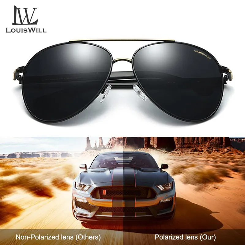 New Men Sunglasses Polarized Sunglasses Men's Glasses Trendy Sunglasses  Driving Special Driving Eyes Anti-UV Glare