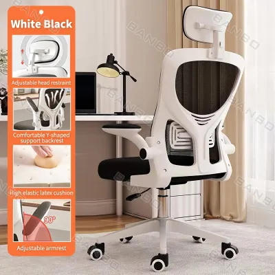 Office Chair Ergonomic Chair Computer Chair Heavy Duty Mesh Back Gaming Chair Home Study Chair With Adjustable Armrest
