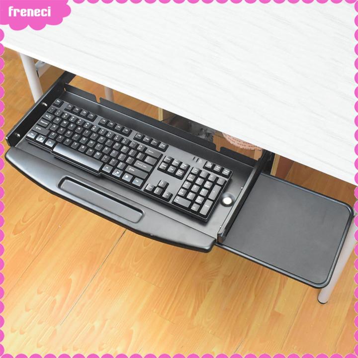 freneci Keyboard Tray Under Desk Slide Out Easy to Install Ergonomic