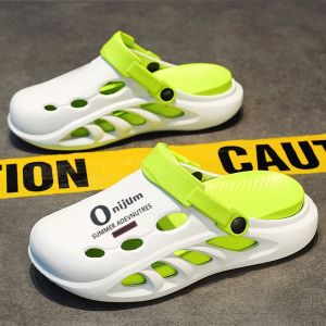 Summer Men & Womens Multi-Purpose Slides & Clogs Combo Anti-Slip Thick Sole Comfy EVA Breathable Slippers Sandals for Outdoor