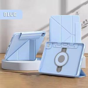 Floating slide 3+Y magnetic 360° rotating magnetic detachable protective cover drawer-style pen slot simple and stylish suitable for Pad 11th A16 2025 Air11 M3 2025 Air6 M2 2024 11 inches 10th 2022 10.9 inches Pro11 2020/21/22/23 11 inches Air4/5 10.9 in