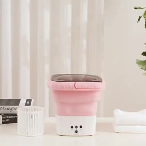 Portable FoldingWashing Machine Washing One-Click Start Washing Dual-Use Lazy Cleaning Sock Fantastic Sterilization