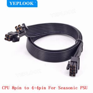 CPU 8pin to 4+4pin Power supply Cable ATX 12V 2 port P4 to P8 for Corsair AXi Series AX1500i AX1200i AX860i AX760i RM450 550 650 750 850 1000W RM450 550 650 750 850 1000W CPU