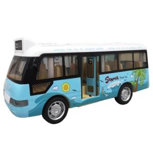 Table for Play Toy Realistic School Bus Die Cast Vehicles with Sound&Lights Scene Portable Table Game for Creative Baby