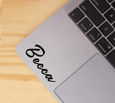 Custom Name Decals Stickers Waterproof (Glossy Colours)