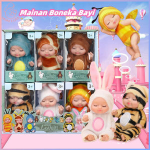 Boneka Boneka Simulasi Mainan Boneka Bayi Super Mini Reborn Newborn Perempuan Tidur Mini Lucu Boneka Mewah Nyaman Pendidikan Awal Simulasi Tidur Bayi