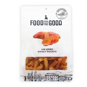 🥔 Food For The Good Air-Dried Sweet Potato Treats (600g) – Natural Grain-Free Veggie Delight for Cats & Dogs 🐶🐱