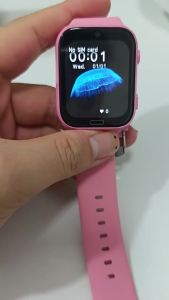 New childrens smart positioning watch for boys and girls 4g Can insert SIM card with video calling and support multiple languages  watch