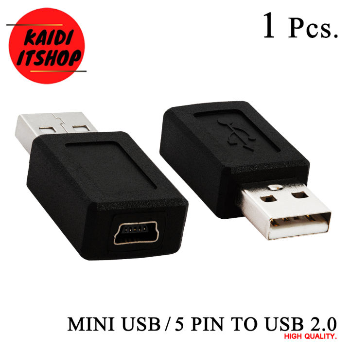 (1 ตัว) หัวแปลง Mini USB 5 pin Female (ตัวเมียสำหรับเสียบหรือต่อ) to ...