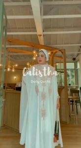 Kaftan Naura Original By Calistha / Kaftan Lebaran Terbaru