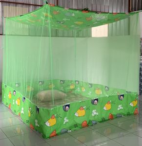 มุ้งกางนอน มุ้งต่อชาย 10 ฟุต นอนได้ 4-5 คน ผ้าหนา ตาถี่ ระบายอากาศได้ดี ไม่เกกาะเท้า ซักเครื่องได้